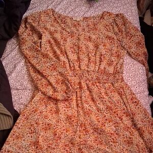 Floral Print Women's Dress
